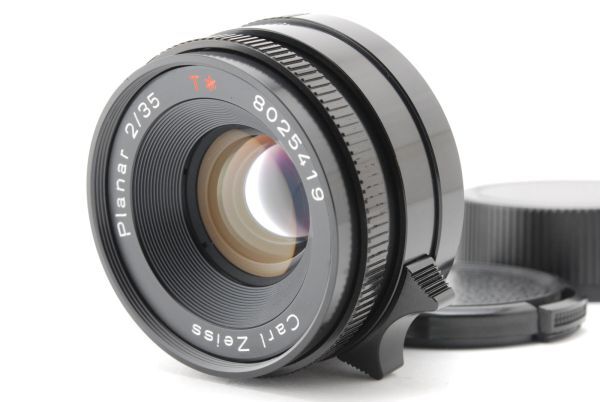 [Mint] CONTAX Carl Zeiss G Planar 35mm f/2 T* Lens for Leica M Black Paint 9773