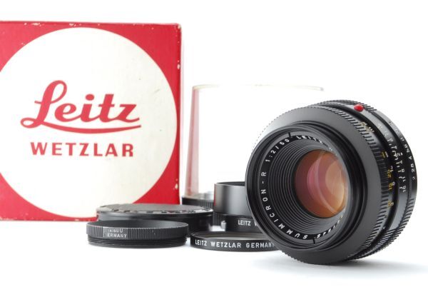 [A- Mint] Leica SUMMICRON-R 50mm f/2 Lens 2-Cam Germany 11228 w/Box JAPAN 9781