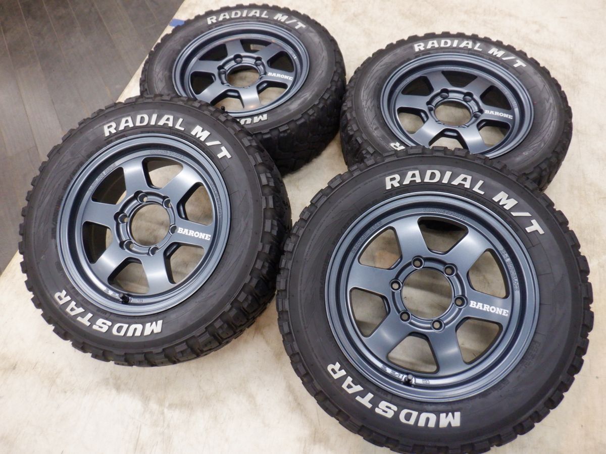 S 送料無料 ファブレス ヴァローネ RS-6 16 6H139.7 6.5J+38 ゴツゴツ ホワイトレター 215/65R16 200系ハイエース レジアス 車検対応