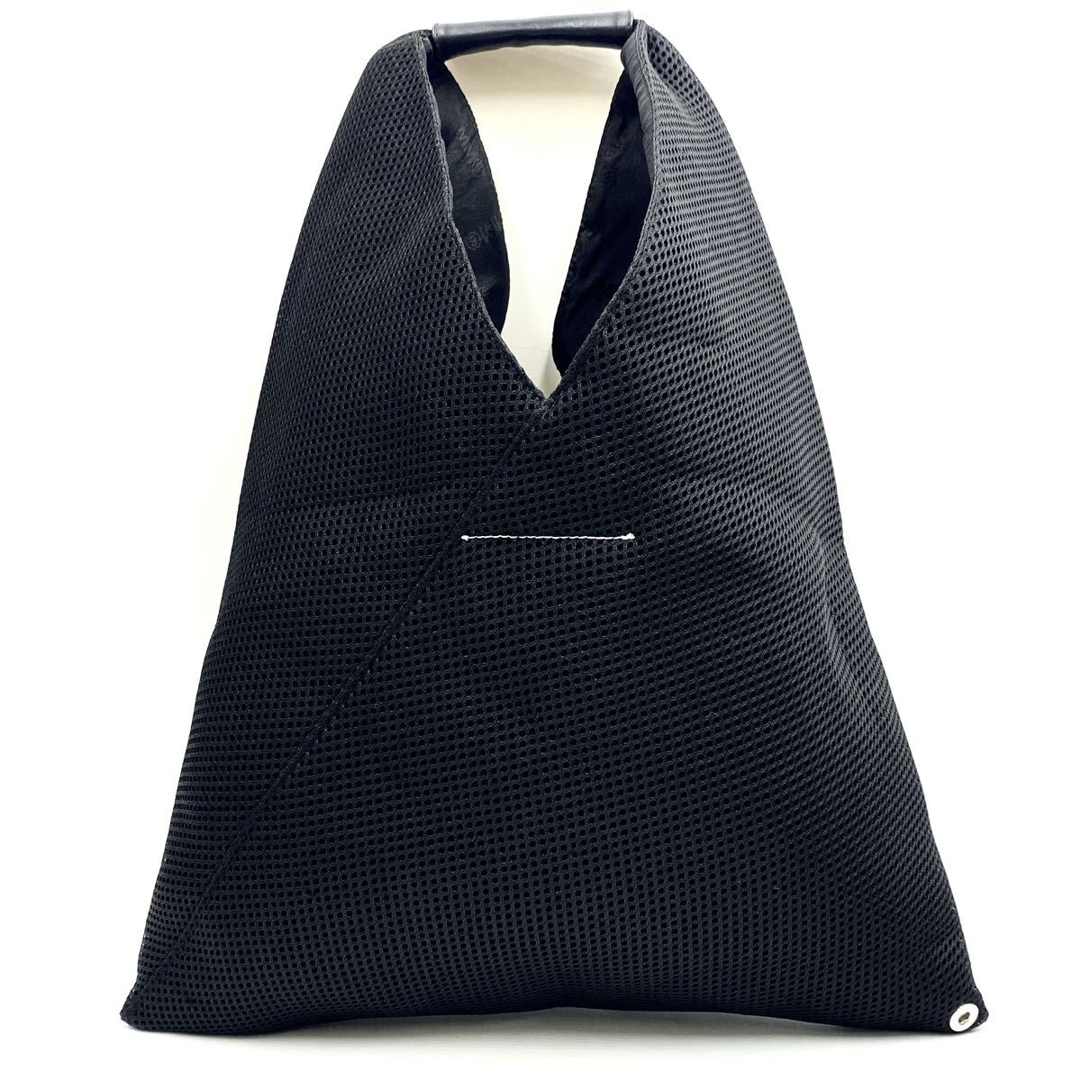 【美品】　Maison Margiela メゾンマルジェラ　MM6 エムエムシックス ジャパニーズ メッシュ ハンドバッグ トートバッグ ブラック　F95