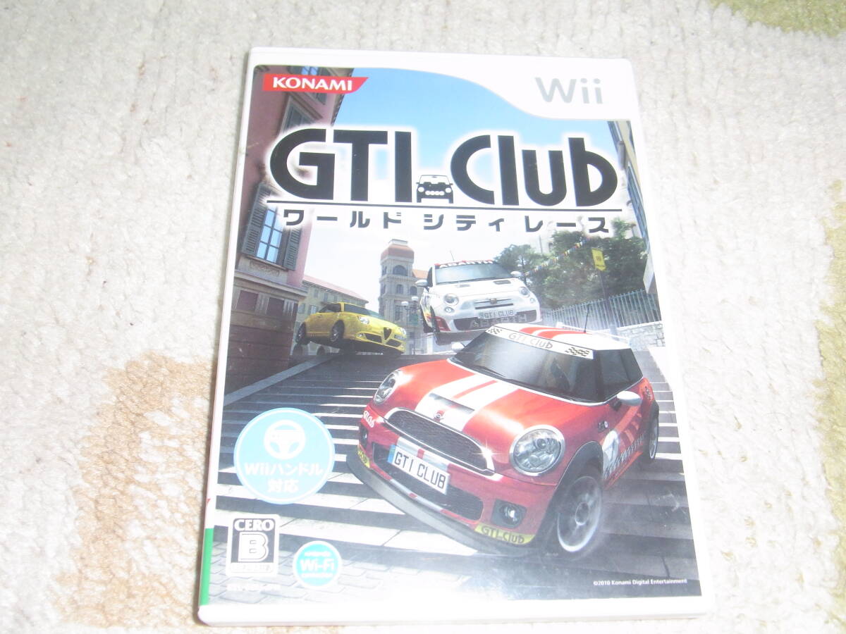 Wiiソフト「GTI Club ワールドシティレース」4988602150292　RVL-P-SGIJ KONAMI コナミ Nintendo 任天堂 WORLD CITY RACE
