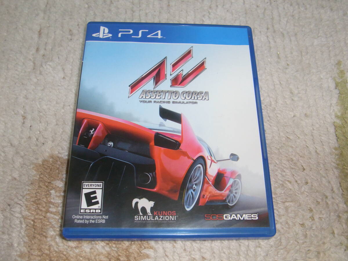 PS4ソフト「Asset to Corsa」海外版 起動品　812872018805 2100038 アセットコルサ PLAYSTATION4 レースゲーム 