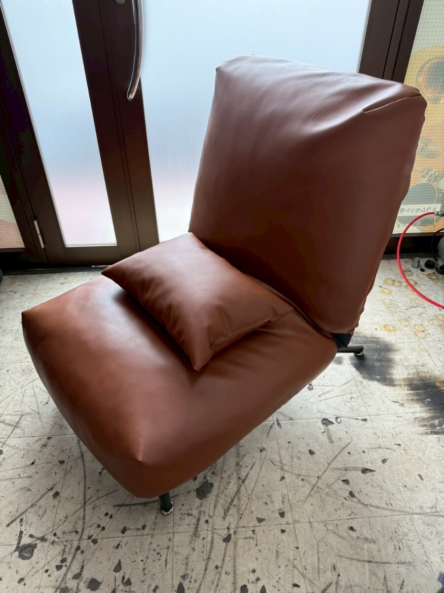 I★ 幅70 リビングソファ 42段ギア リクライニング チェア イス ブラウン系 シングル 1人掛け LOWYA ロウヤ