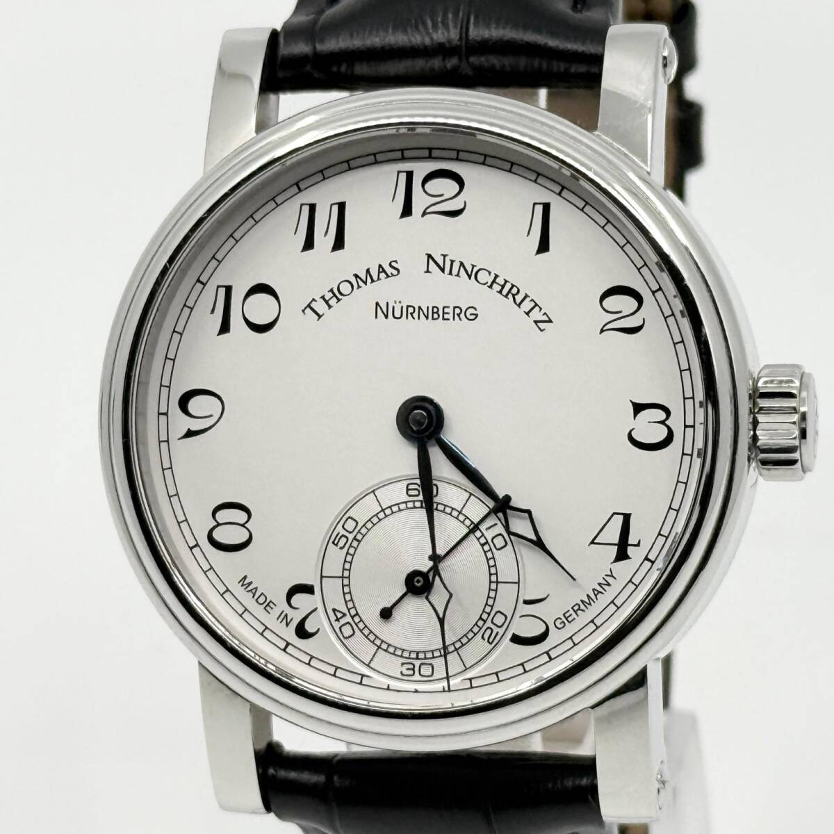 THOMAS NINCHRITZ トーマス ニンクリッツ 手巻き スモールセコンド シースルーバック ドイツ製 No.489 希少
