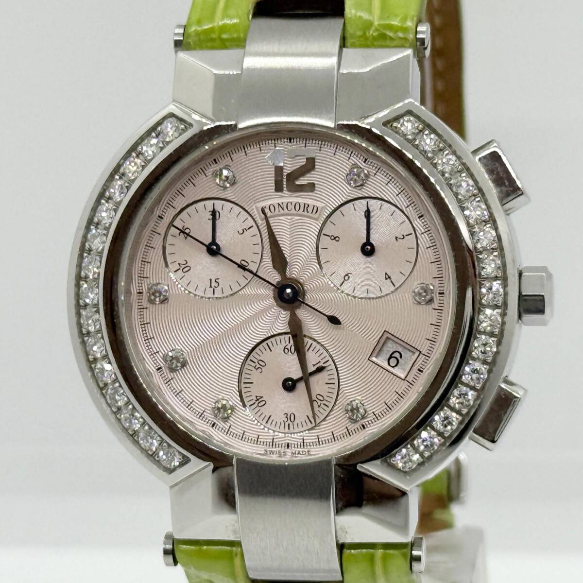 Concord コンコルド ラ・スカラ 14.C5.1891.S シルバー QZ メンズ 腕時計 稼働品