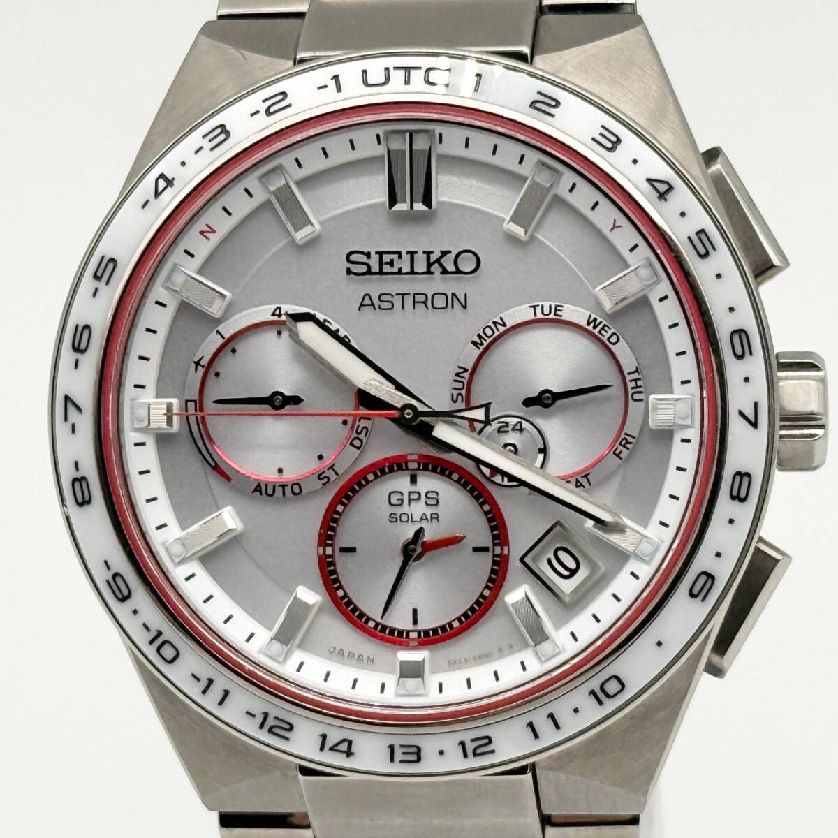 SEIKO セイコー ASTRON アストロン LIMITED 5X53-0CB0 SBXC133 シルバー ソーラー電波 メンズ 腕時計 稼働品