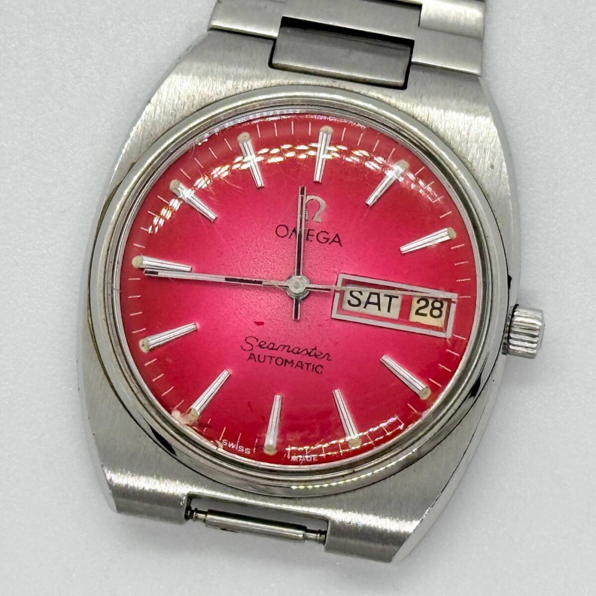 OMEGA オメガ SEAMASTER シーマスター TVスクリーン レッド AT ユニセックス 腕時計