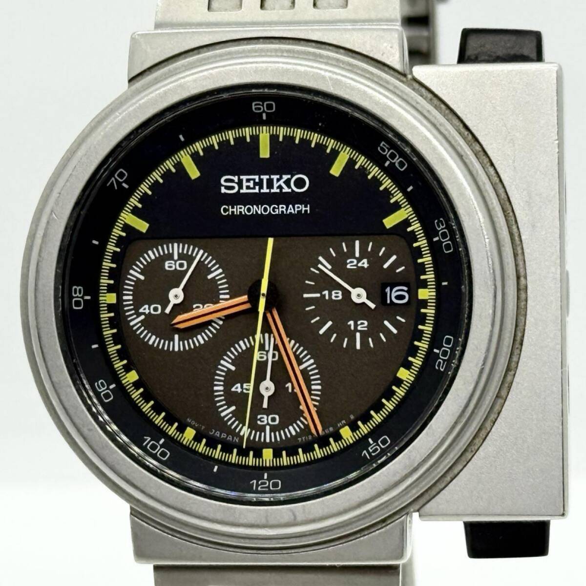 SEIKO セイコー 3000本限定 SPIRIT スピリット クロノグラフ ヴィンテージコレクション 7T12-0BL0 ブラック QZ メンズ 腕時計 稼働品