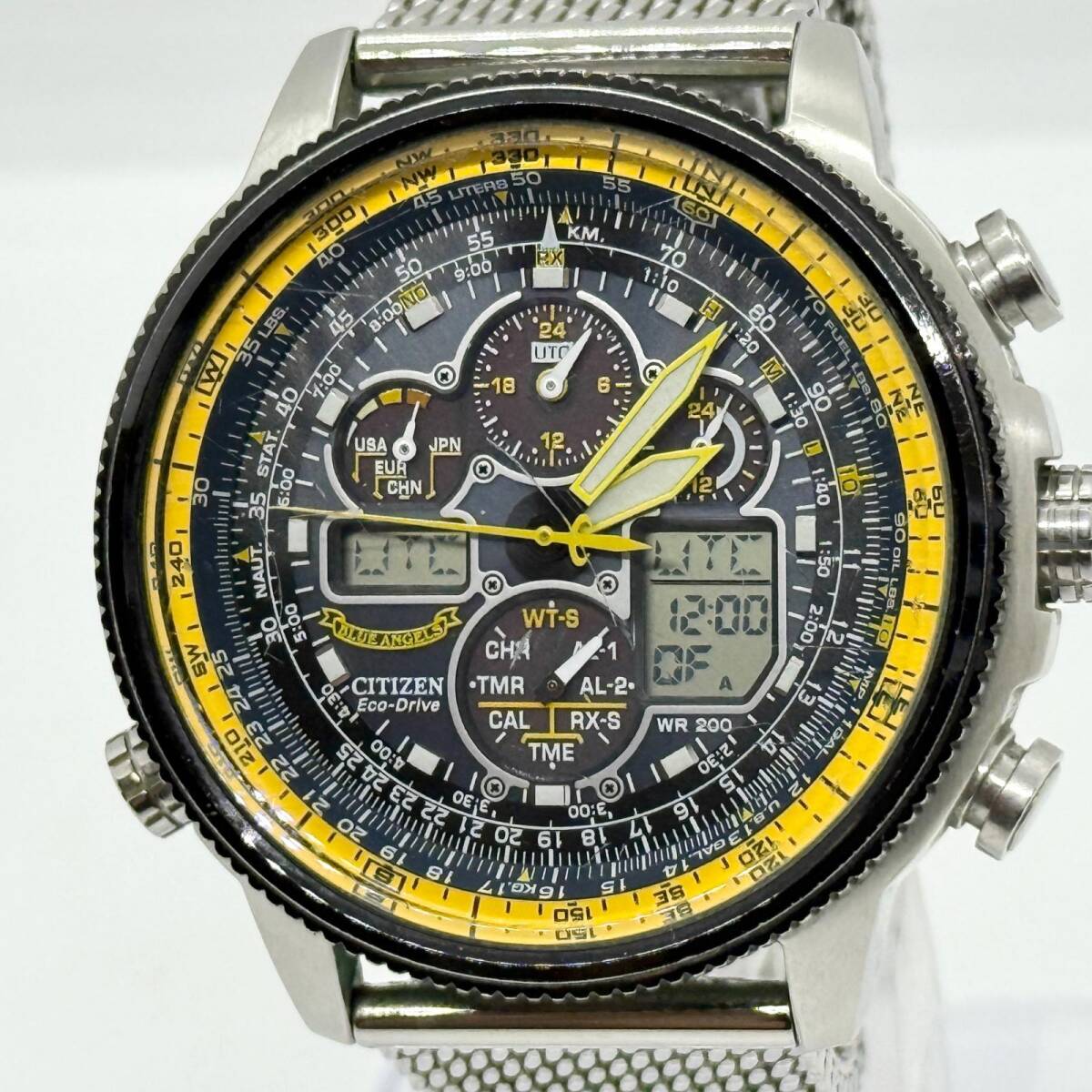 CITIZEN シチズン プロマスター U680-S105757 ブラック エコドライブ メンズ 腕時計 稼働品