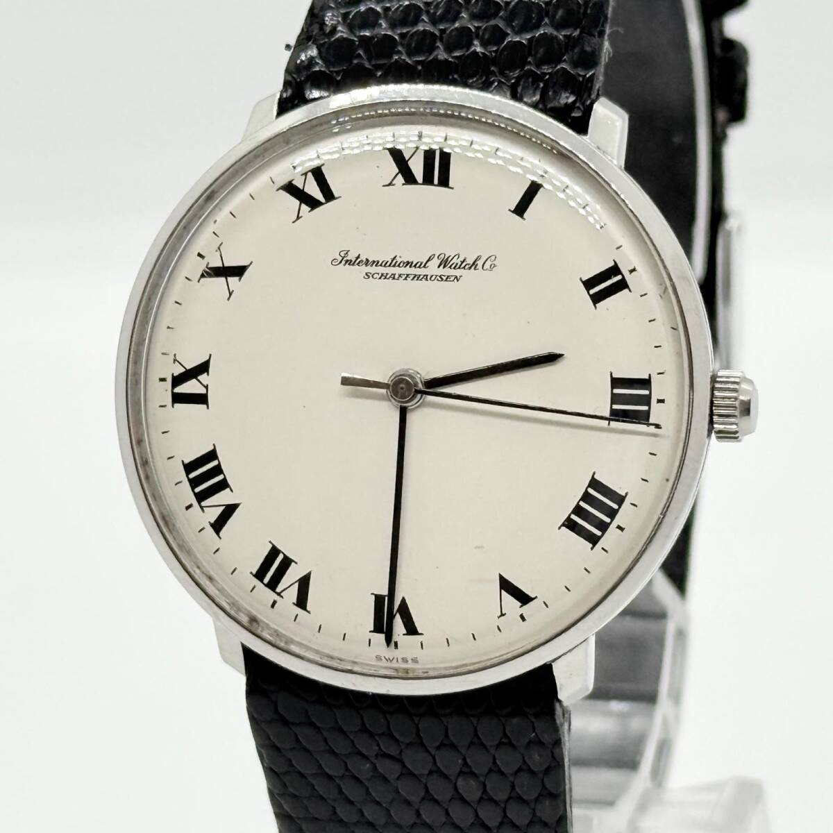 IWC SCHAFFHAUSEN アイダブリューシー シャフハウゼン 2087656 ホワイト 手巻き メンズ 腕時計 稼働品