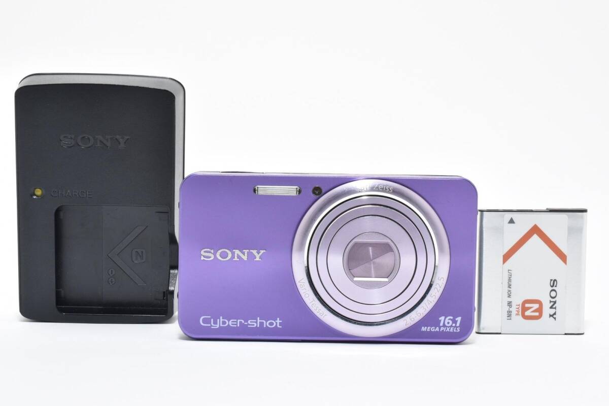 SONY ソニー Cyber-shot DSC-W570 パープル /3001 動作OK 返金保証