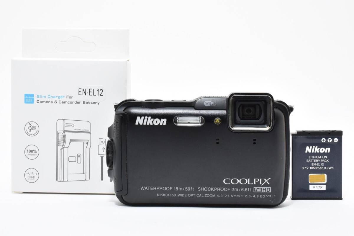 Nikon ニコン COOLPIX AW120 ブラック /3002動作OK 返金保証
