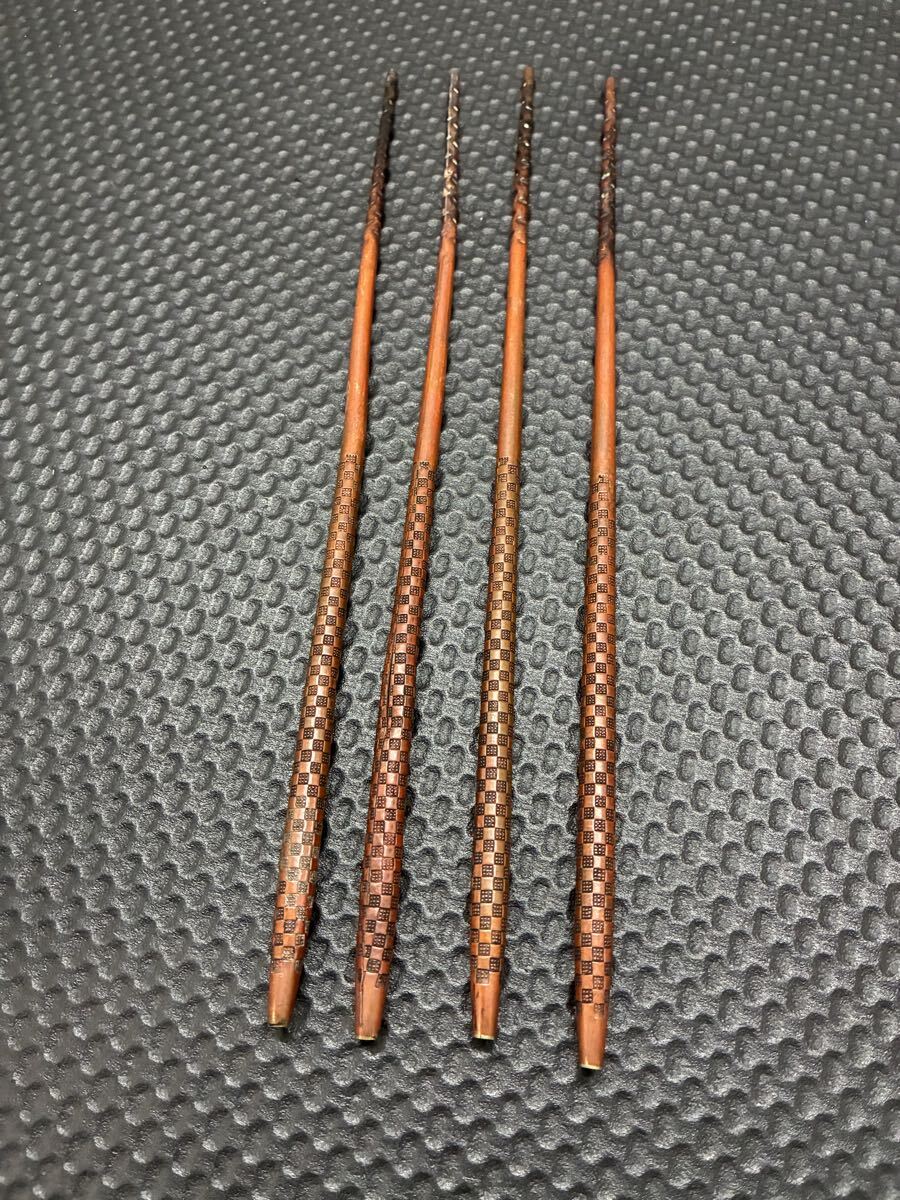 火箸 ひばし 鉄・銅火箸 古道具 茶道具 煎茶道具 工芸品 古民家 古民藝 囲炉裏