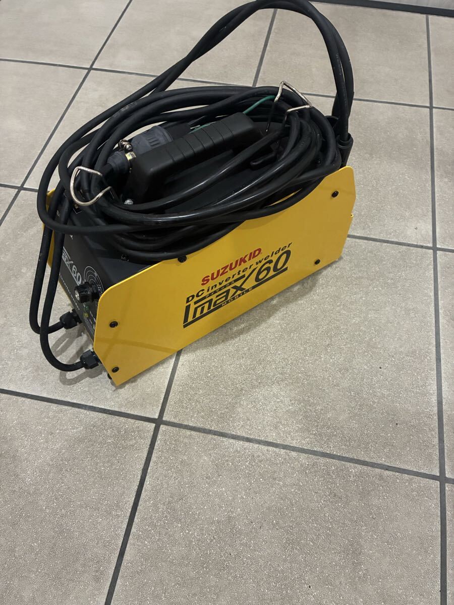 ★一回のみ使用★SUZUKID スズキッド SIM-60 Imax60 100V専用 インバータ制御 直流 アーク 溶接機 アイマックス60