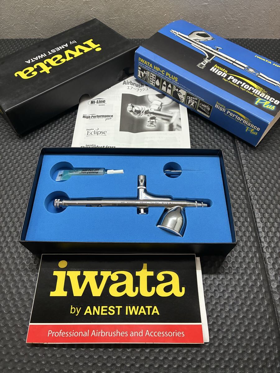 ★未チェック★現状品★iwata HP-C Plus エアブラシ エアーブラシ ケース付