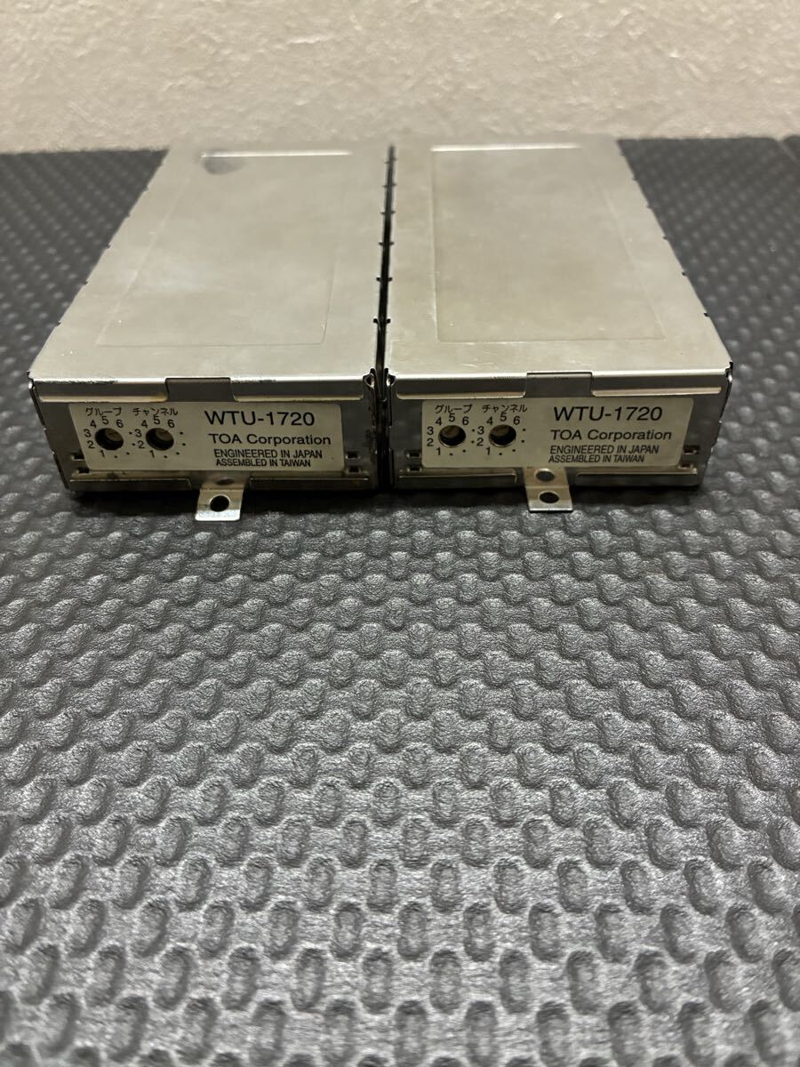 ★現状品★TOA ワイヤレスチューナー ユニット WTU-1720 2台セット