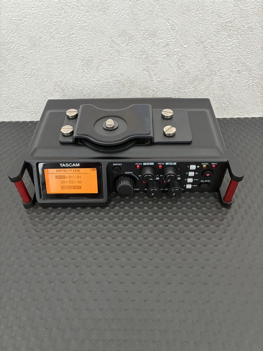 ★美品★通電確認済み★TASCAM タスカム　DR-70D DSLR用 リニアPCMレコーダー　ミキサー 4トラック 