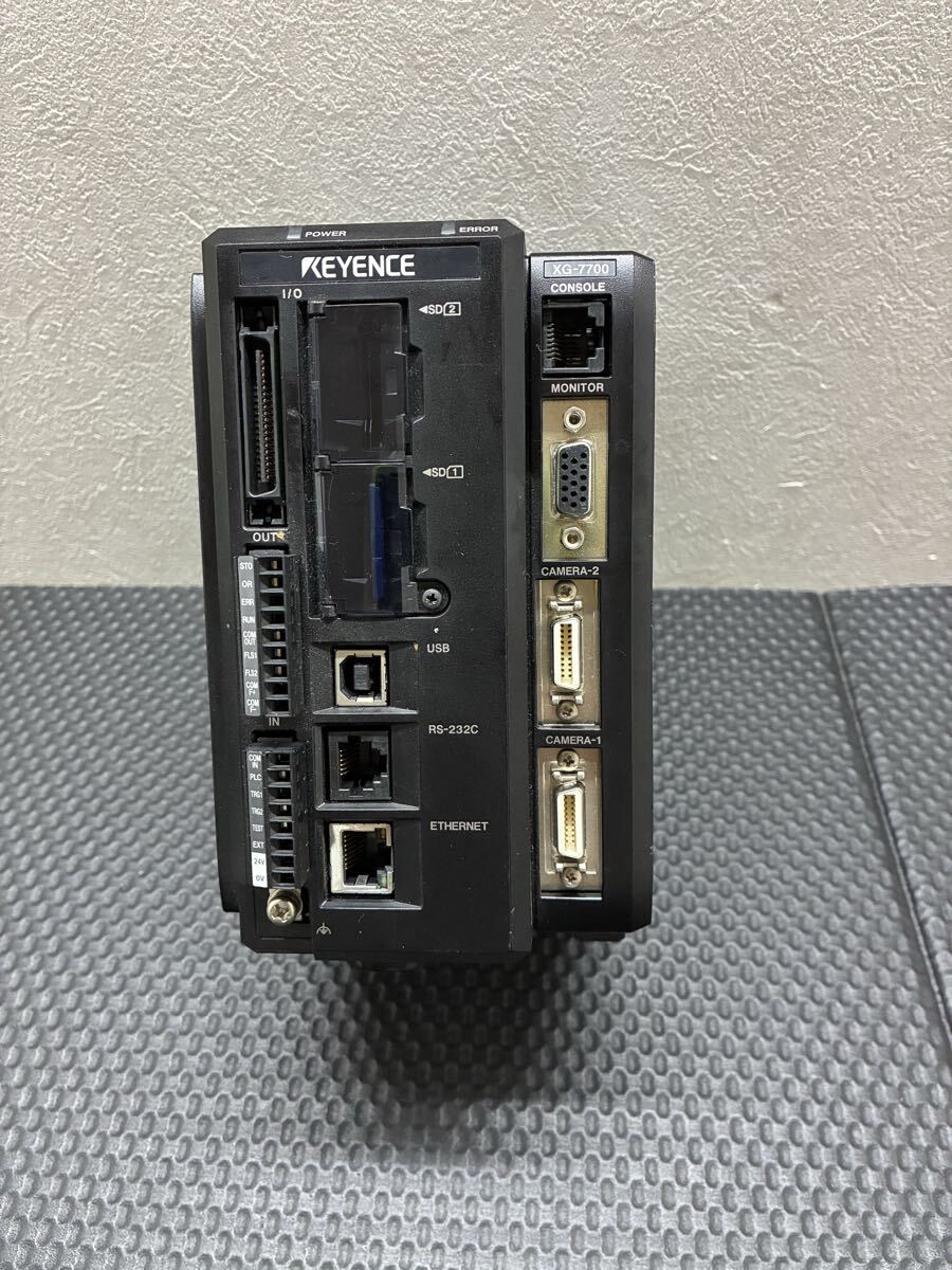 ★現状品★KEYENCE XG-7700 画像処理システム XG-7000 デジタル画像センサ キーエンス 超高速画像処理装置
