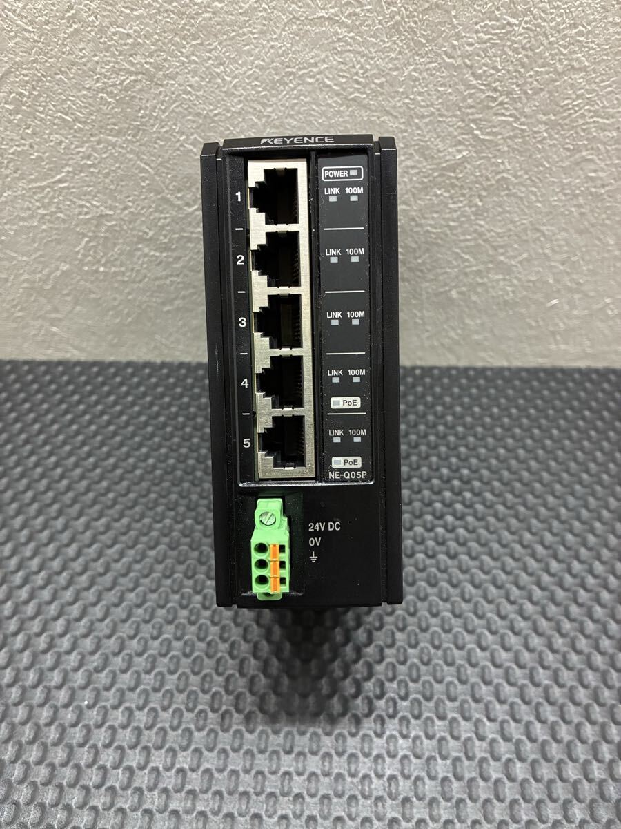 ★未使用保管品★キーエンス　EtherNet/IP対応 イーサネットスイッチ　NE-Q05P 