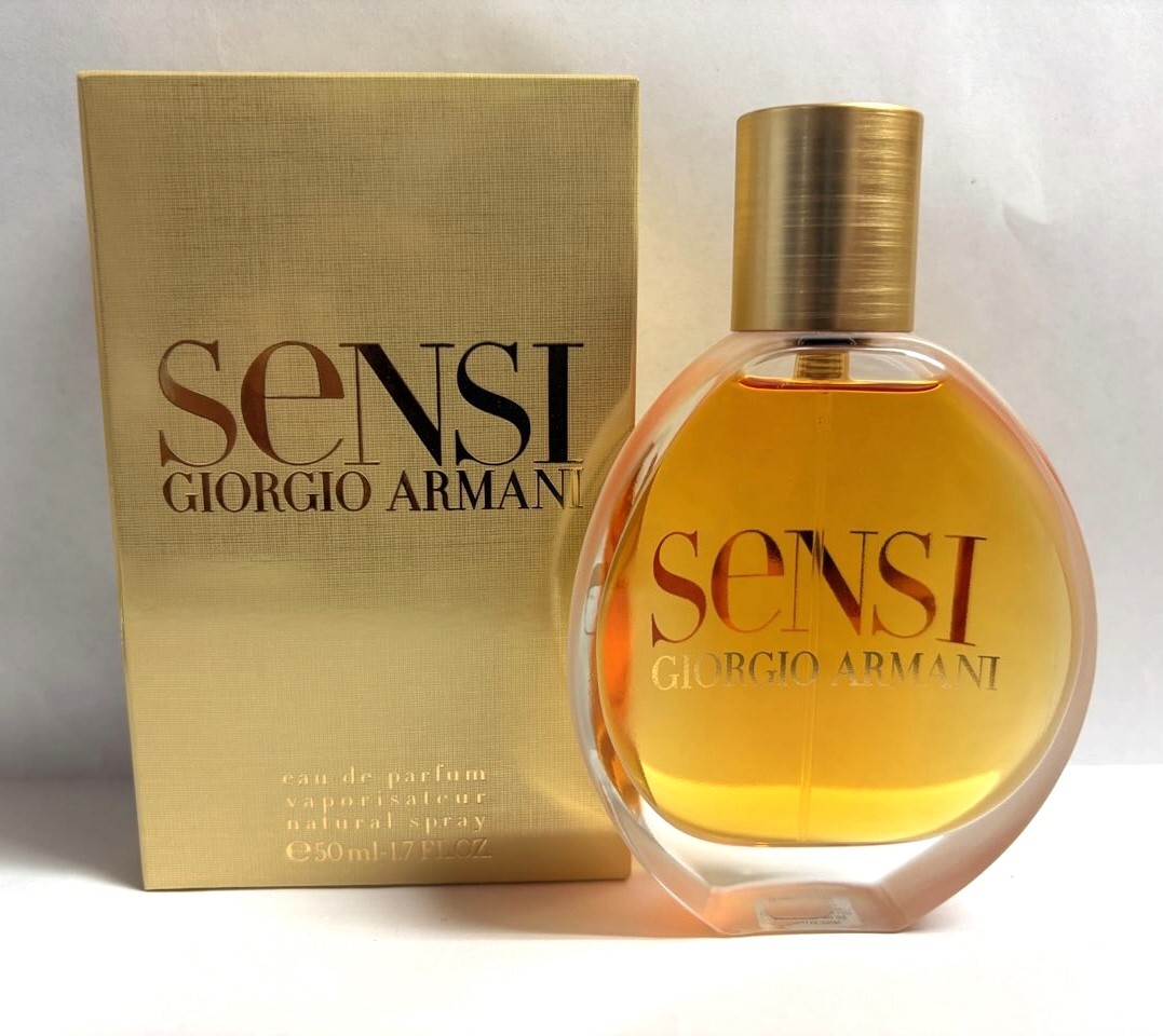 Z-24928【長期保管品】1円スタート GIORGIO ARMANI ジョルジオアルマーニ SENSI オーデパルファム 50ml 残量：約9割強