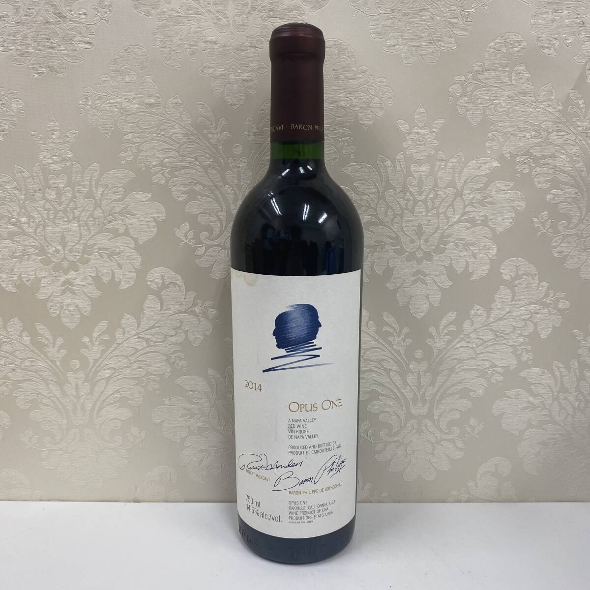 C-93594R【未開栓】オーパス・ワン OPUS ONE 2014 750ml 14.5% 赤ワイン アメリカ 現状品 R.モンダヴィ＆B.P.ロートシルト 果実酒