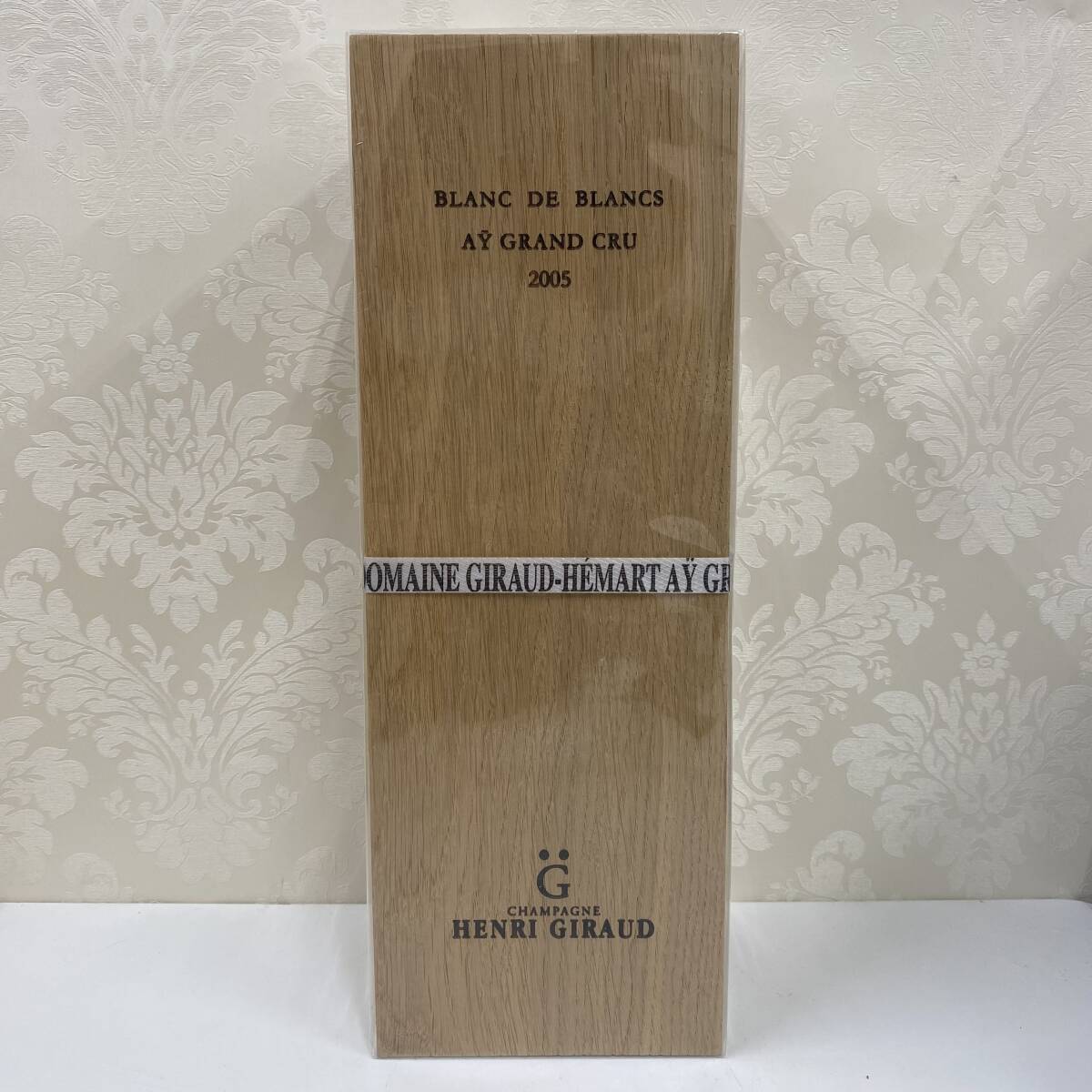 C-93596R【未開封】アンリ・ジロー HENRI GIRAUD ブラン・ド・ブラン アイ・グラン・クリュ GRAND CRU 2005 木箱 現状品 限定 シャンパン
