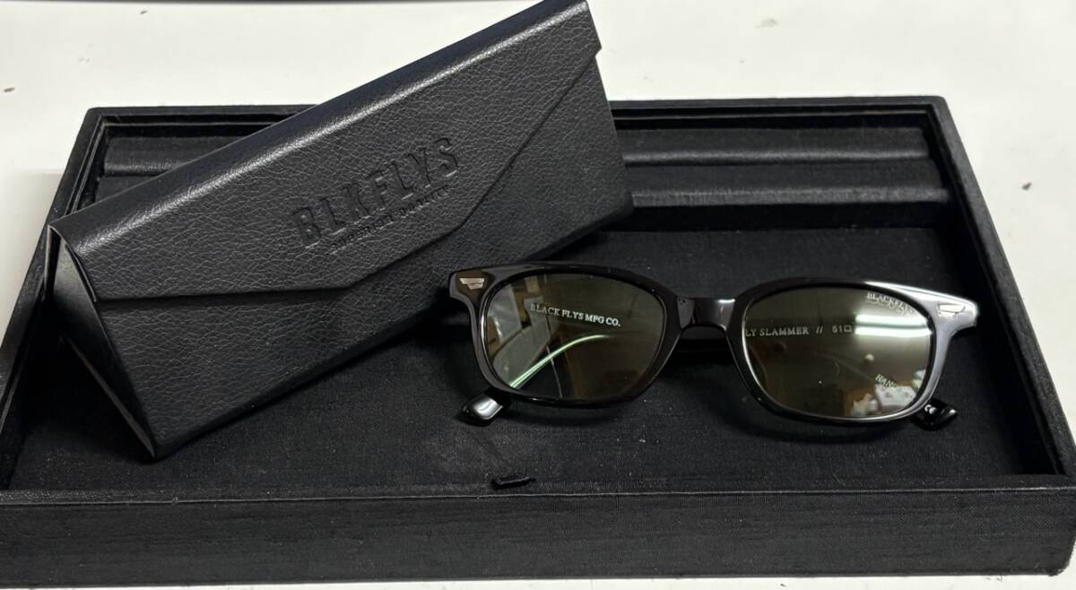 Z-24950【中古品】BLKFLYS ブラックフライ サングラス FLY FLY SLAMMER/フライスラマー グリーンレンズ