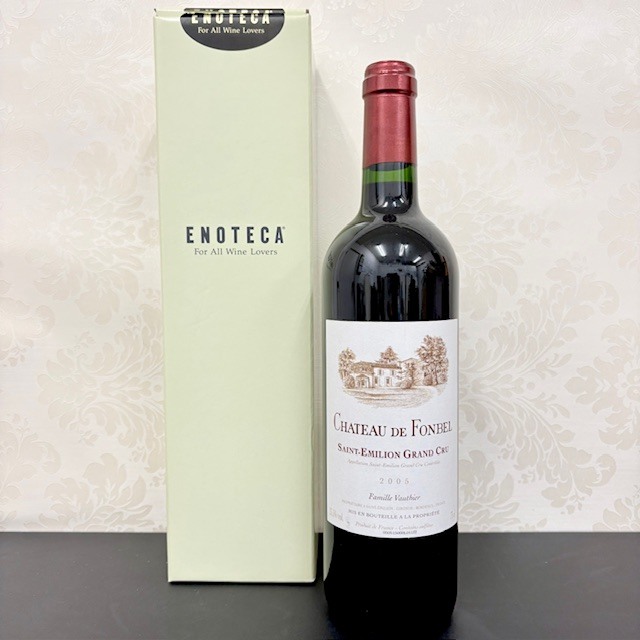 C-93510D 【未開栓】 CHATEAU DE FONBEL シャトー ド フォンベル 2005 ワイン 果実酒 750ml 13.5％ フランス 
