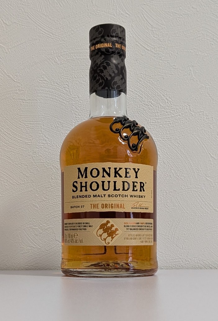 B-02544N モンキーショルダー ウイスキー スコットランド 40% 700ml 保管品 現状品 お酒 