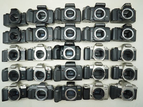 ★ペンタックス AF一眼など★Z-1/SF7/Z-50p/SFX/MZ-10/P30/MZ-50/ 等 計:25点まとめ【ジャンク品】32428
