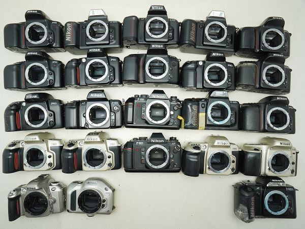 ★ニコン AF一眼など★F60/F-401s/F50/F-801/F-601/F-501/us/ 等 計:23点まとめ【ジャンク品】32425