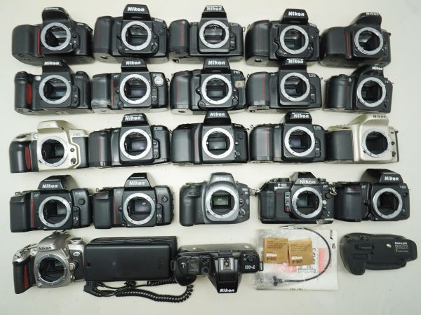 ★ニコン AF一眼など★F90X/F80/F60/F50/F-601/F-801/PRONEA 600i/ 等 計:23点まとめ【ジャンク品】32423