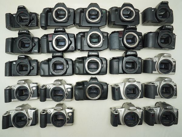 ★キヤノン AF一眼など★EOS 850/750QD/700QD/630/1000 S/1000QD/Kiss/ 等 計:24点まとめ【ジャンク品】32418