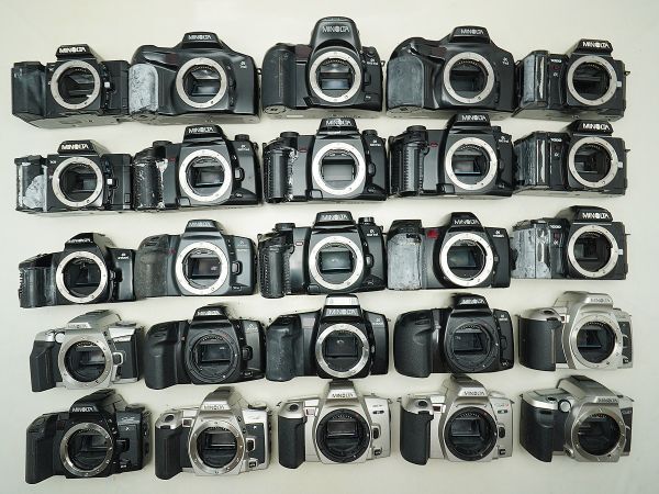 ★ミノルタ AF一眼など★α807si/507si/303si/5700i/3700i/7000/sweet/ 等 計:25点まとめ【ジャンク品】32410