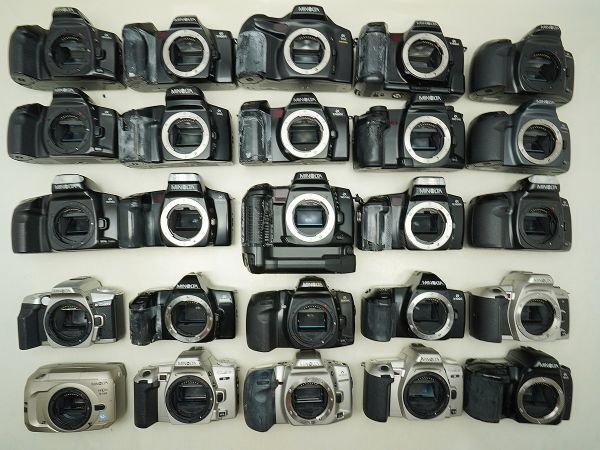 ★ミノルタ AF一眼など★α7xi/5xi/7700i/707si/507si/101si/303si/ 等 計:25点まとめ【ジャンク品】32407