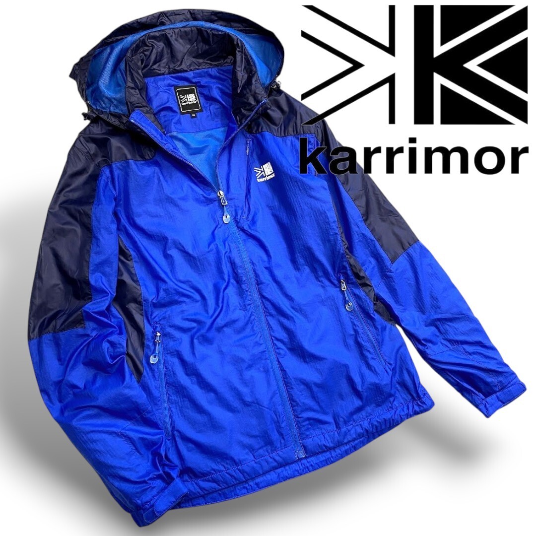 Karrimor カリマー 新品 軽量 撥水 ウィンドブレーカー マウンテンパーカー ジャケット ブルゾン 1KAJKM20370 ブルー 95(M)▲010▼30915h02
