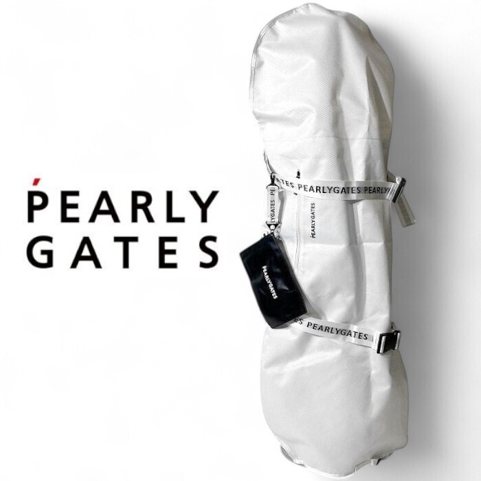 PEARLY GATES パーリーゲイツ 定価1.7万 9型口枠対応 キャディバッグ トラベルカバー 送り状ケース ゴルフ 2984203 FR 030 ▲020▼50206w01