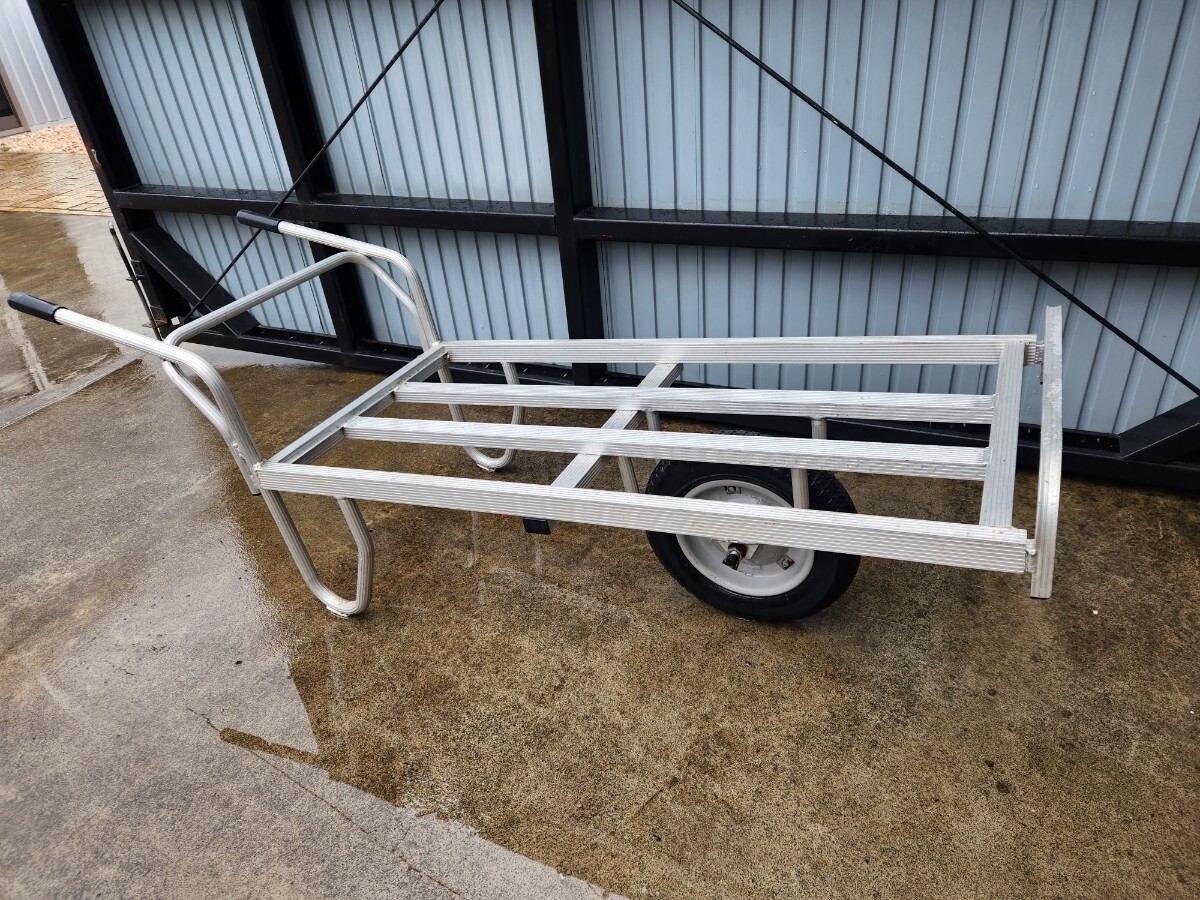 HARAX ハラックス コンテナカーCN-65D コンテナカー許容荷重 80kg アルミ製 農作業 M