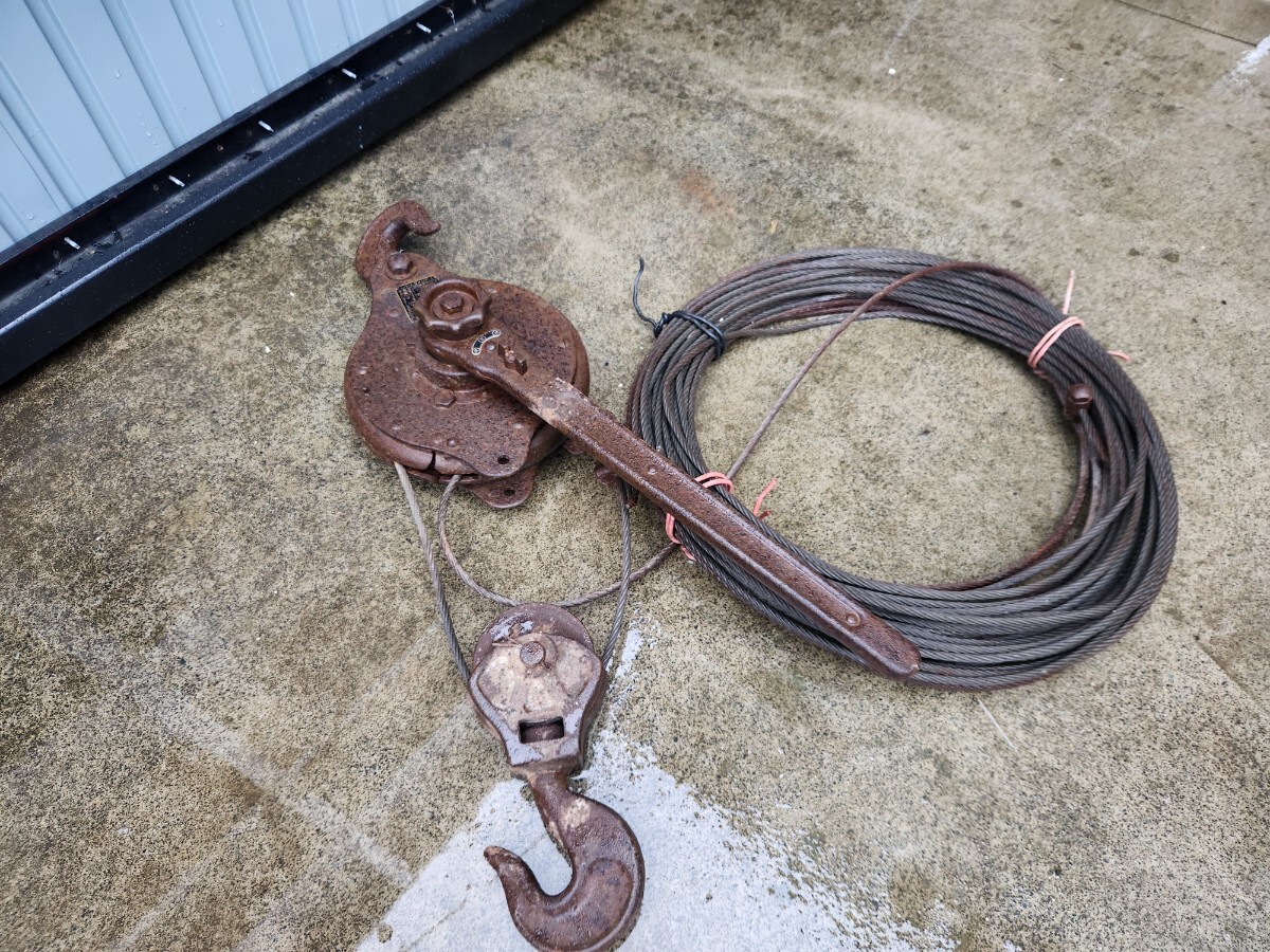 シメラー式ワインダーA シメラー 3 内藤工業 手動張線器 掴線機 張線作業 M