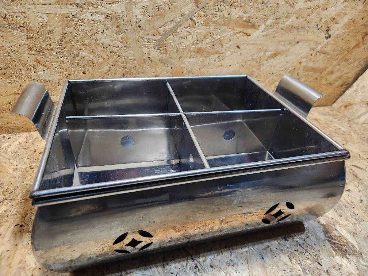 おでん鍋 尺2 四ツ仕切 ウォーマー 保温器 ステンレス製 調理器具 調理用器具