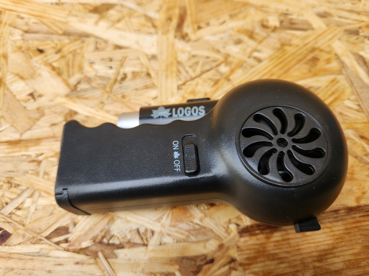 LOGOS ロゴス BBQ ガンブロー 火起こし 送風機 キャップ アウトドア 焚き火 M