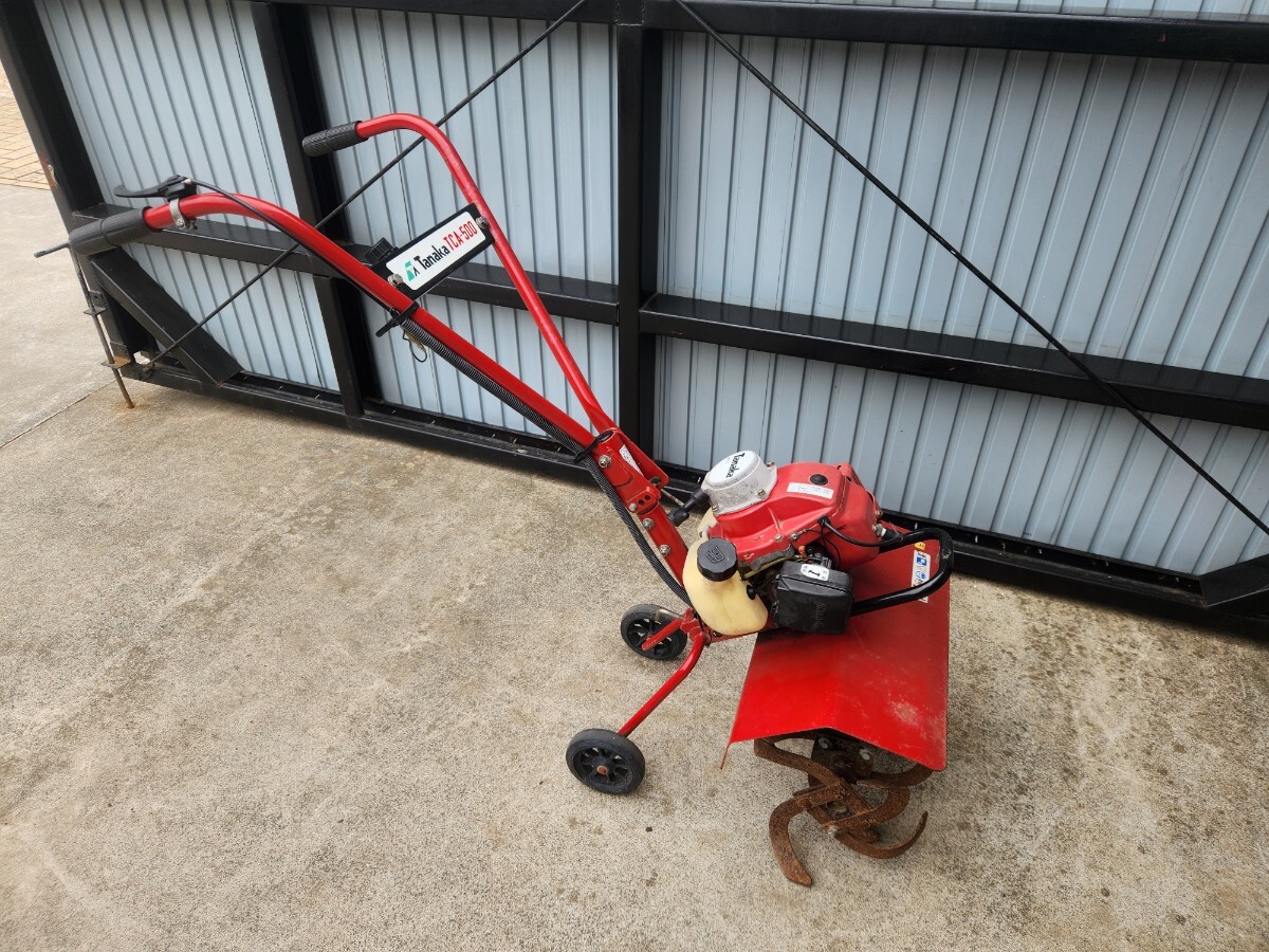 2サイクルエンジン 管理機 タナカ TCAー５００ 動作確認済み 難あり M