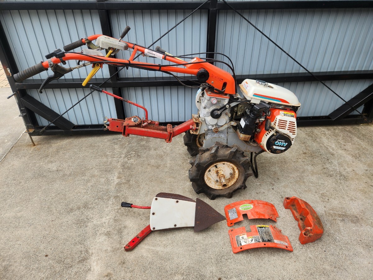 クボタ 歩行型トラクター TA6-78 管理機 耕運機 マイグッディ ガソリンエンジン 動作確認済み M