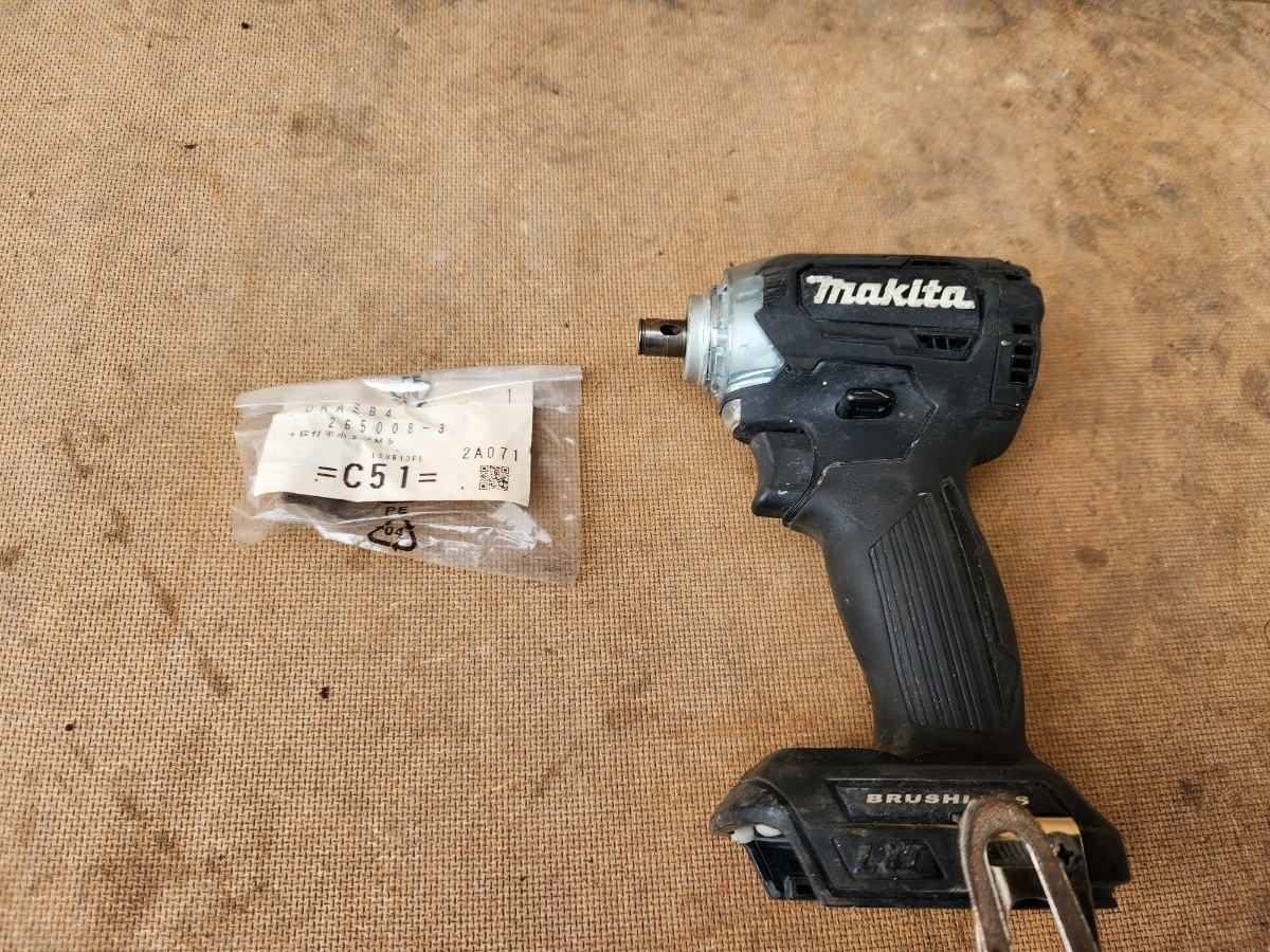 マキタ makita 18v 充電式インパクトドライバー インパクト TD170D 通電確認済み 修理ベース 大工 電動工具 DIY M
