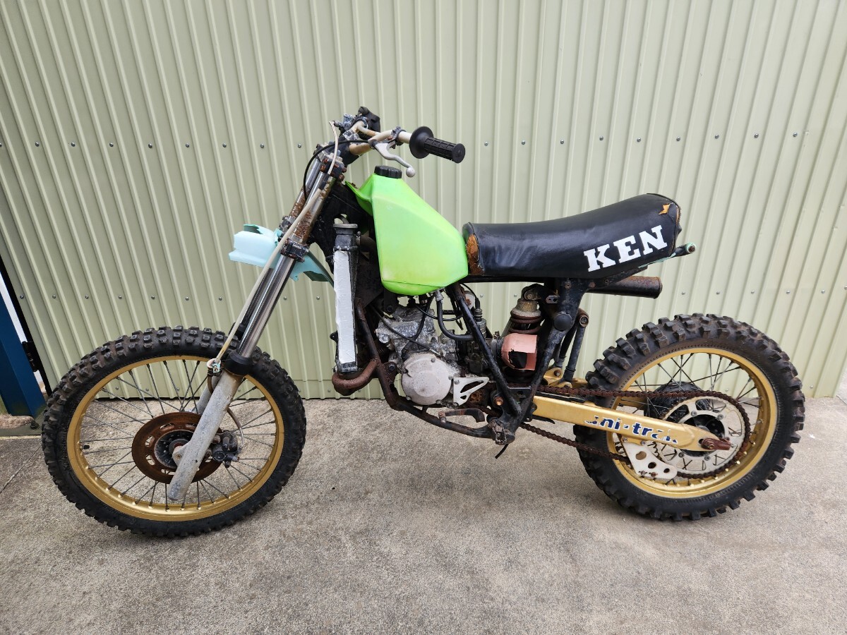 一円スタート！ kawasaki カワサキ KX125 2スト モトクロッサー モトクロ モトクロス オフロードバイク 難あり M