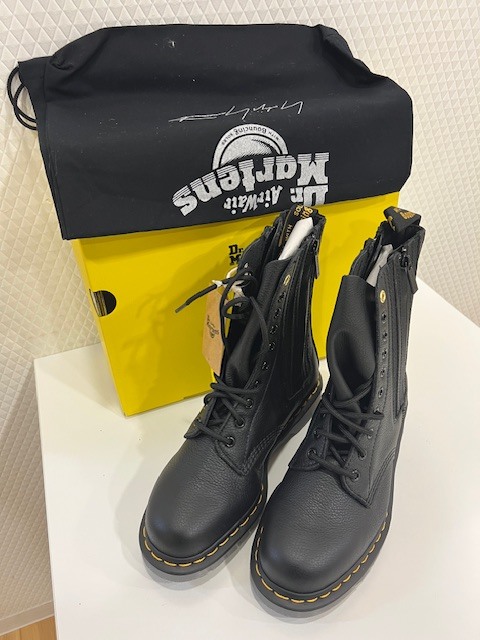 G「34445」YOHJI YAMAMOTO POUR HOMME × Dr.Martens 1490 Double ZIP YY UK7　ヨージヤマモト
