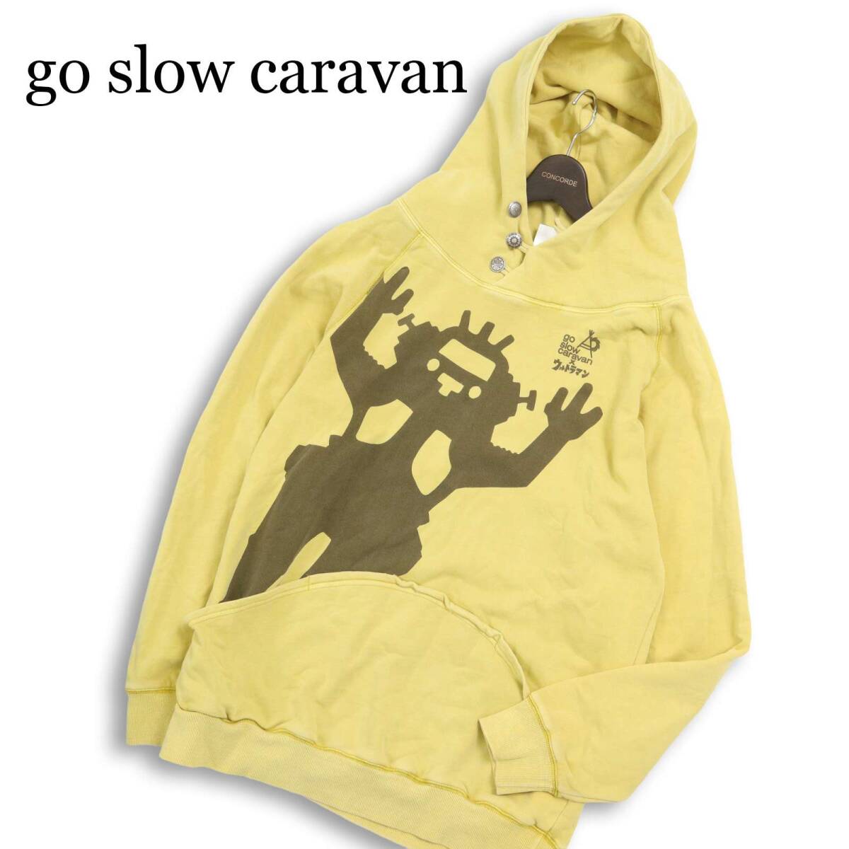 go slow caravan ゴースローキャラバン × ウルトラマン★ キングジョー スウェット パーカー 大きいサイズ Sz.5 メンズ