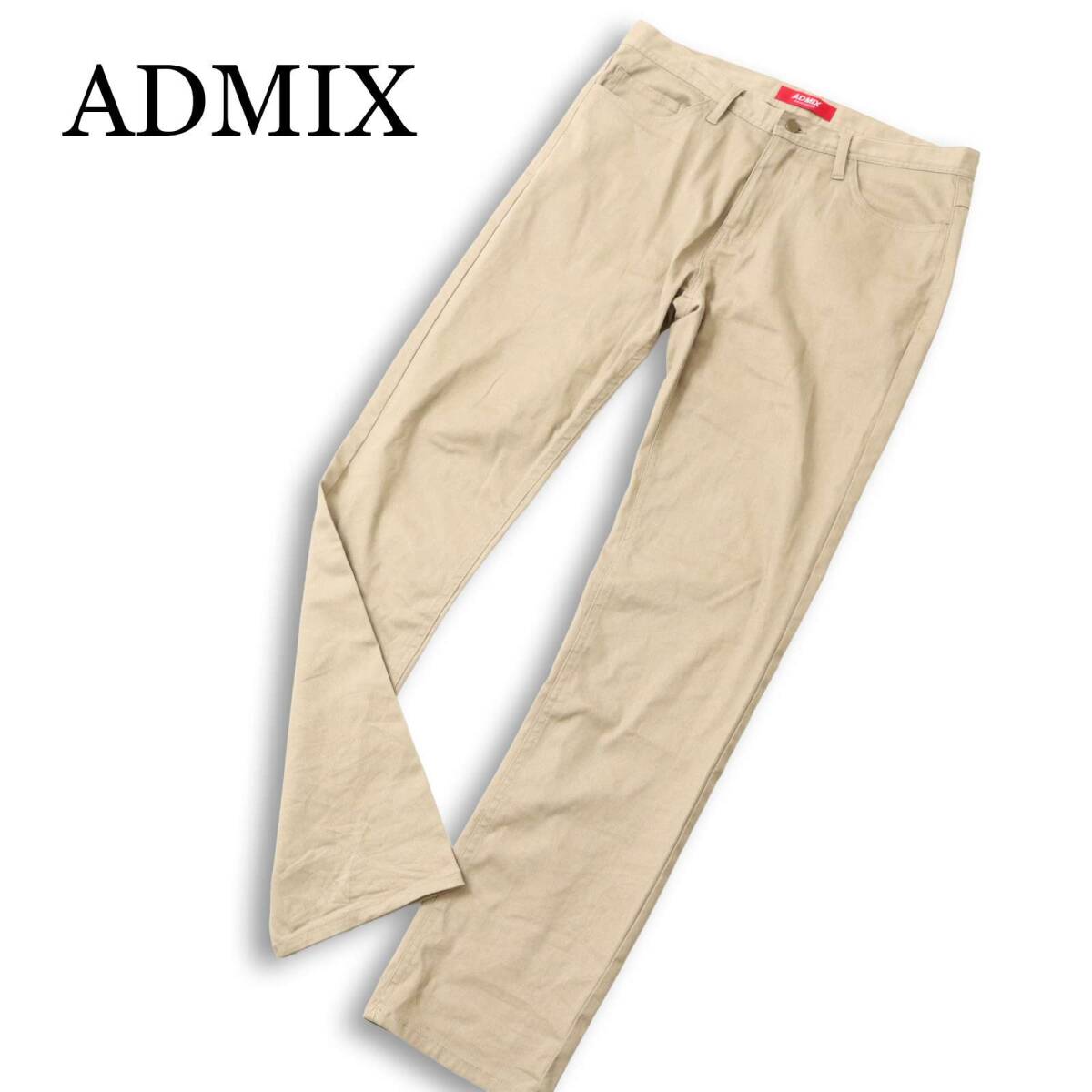 ADMIX A.S.M アトリエサブ メン 通年★ ストレッチ スリム パンツ Sz.LL メンズ ASM