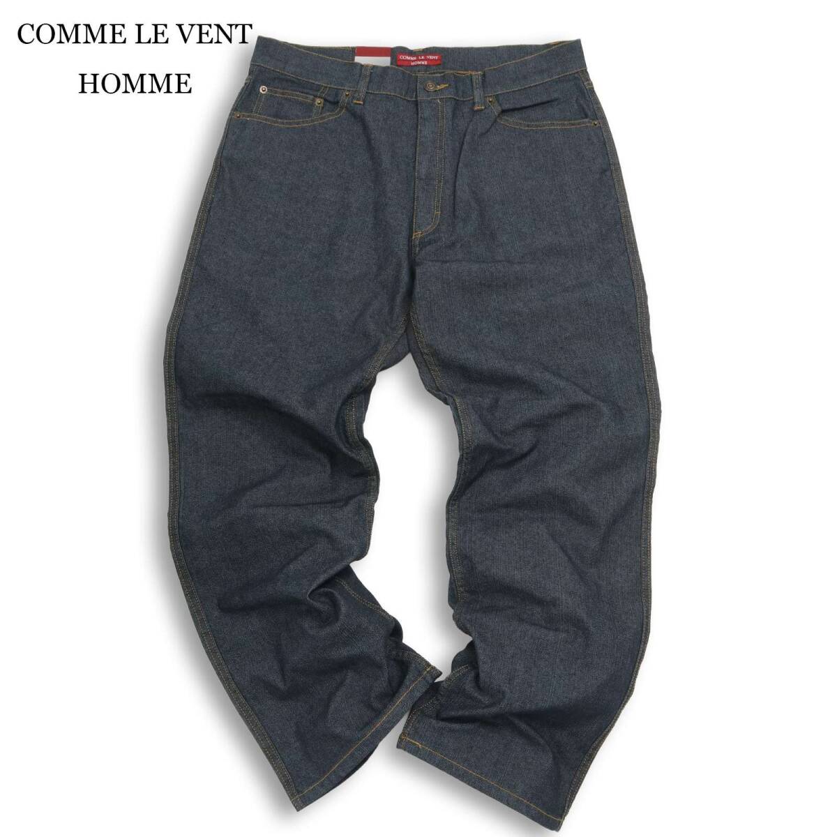 【新品 未使用】 COMME LE VENT HOMME コムルヴァンオム ストレッチ デニム パンツ ジーンズ Sz.88cm メンズ