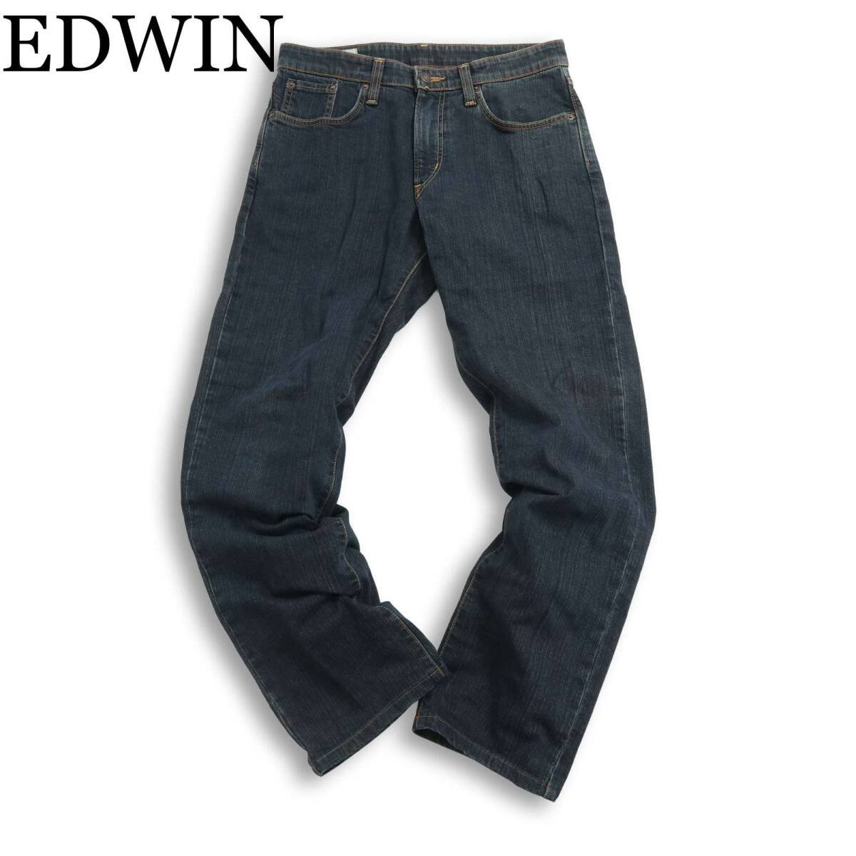 EDWIN エドウィン 通年 【S403】★ E503-2412 EDF-1763 レーヨン ストレッチ デニム パンツ ジーンズ 日本製 Sz.32 メンズ